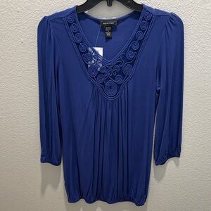 Spense Royal Blue Blouse